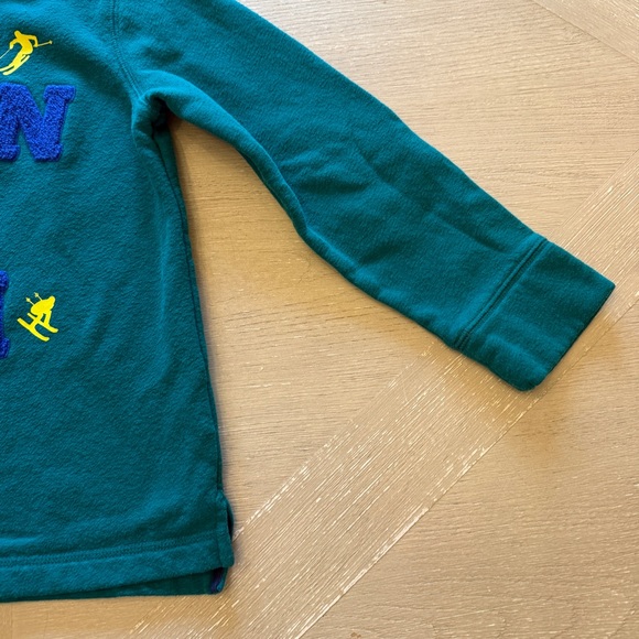 Lands' End Kids Teal 'Born to Ski' Long Sleeve Shirt - Picture 4 of 9